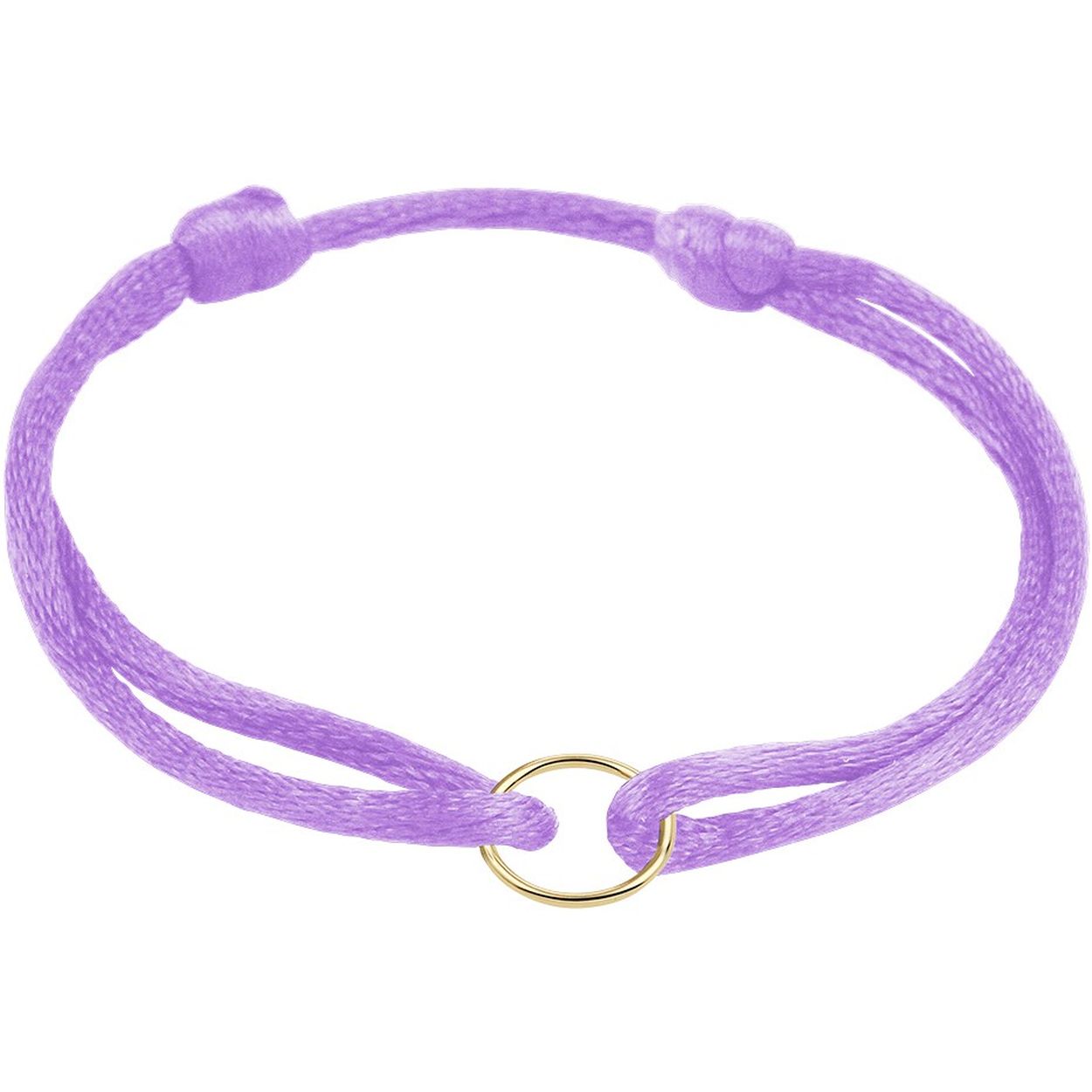 Armband zijde rondje