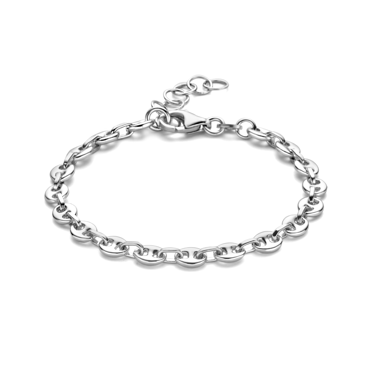 Lengte: 16cm - 19cm
Schakelbreedte: 5mm
Karabijn sluiting