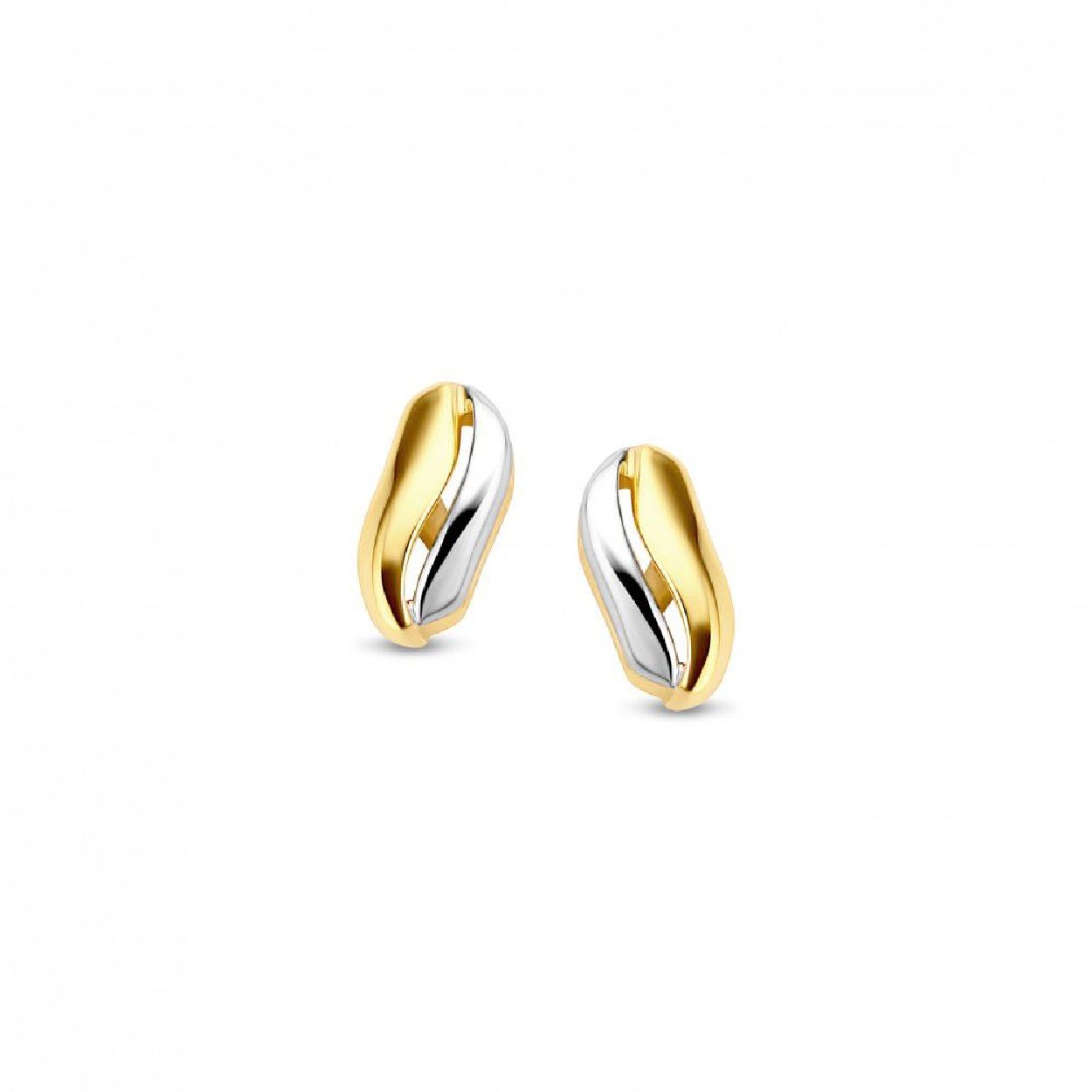 Excellent jewelry 14kt bicolour geel/witgoud