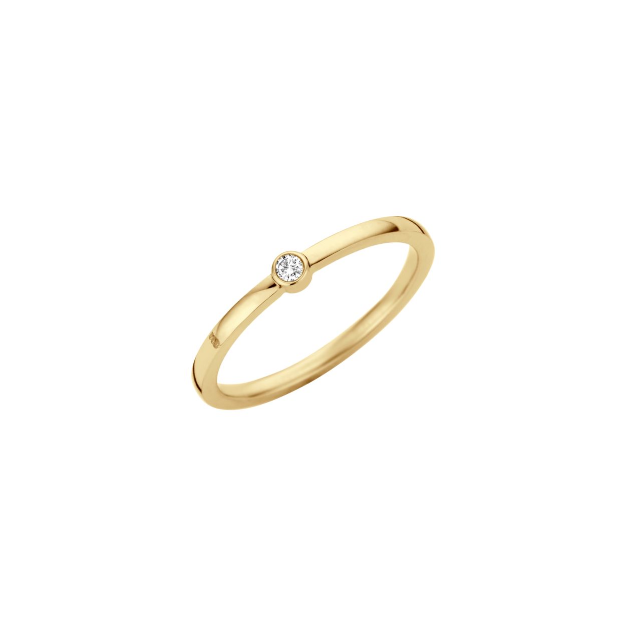 Melano friends mini cz ring - goudkleurig - dames -