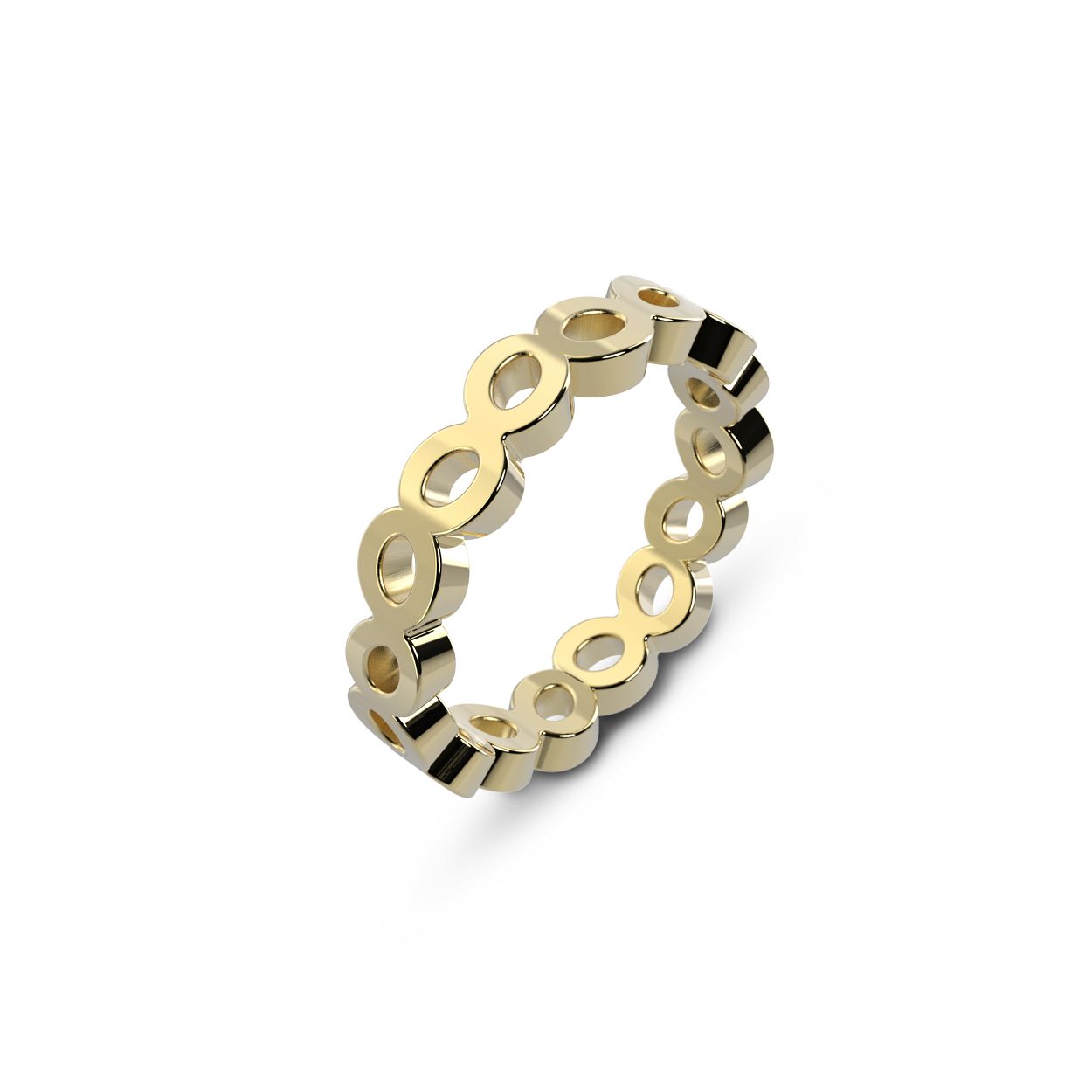 Dit is een ring van het merk Melano in maat 50.
