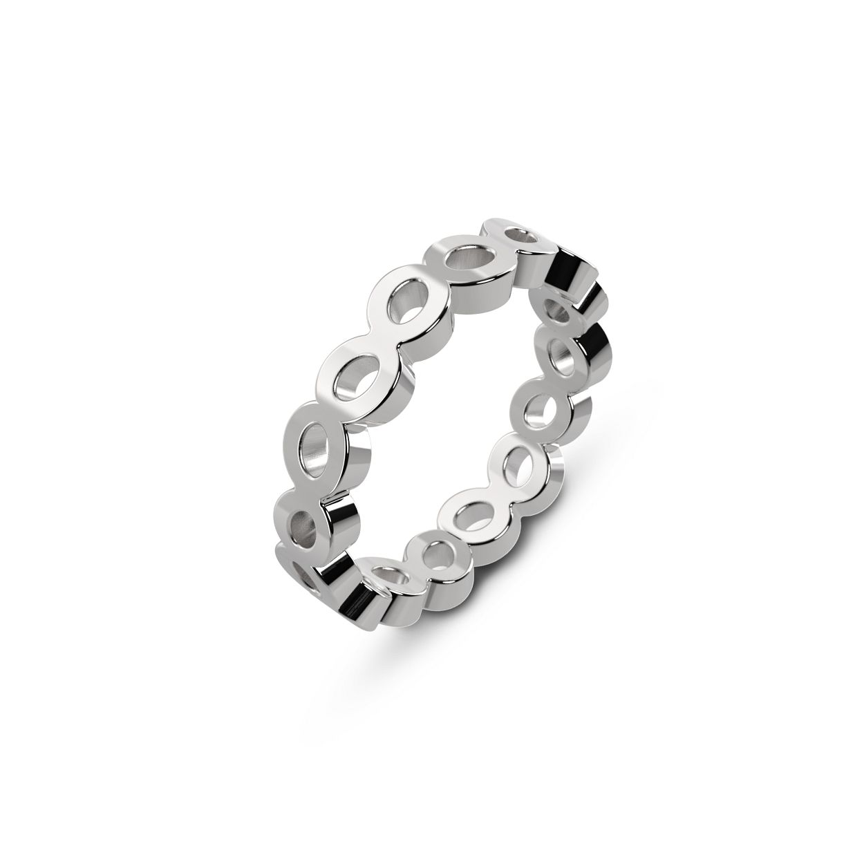 Dit is een ring van het merk Melano in maat 50.