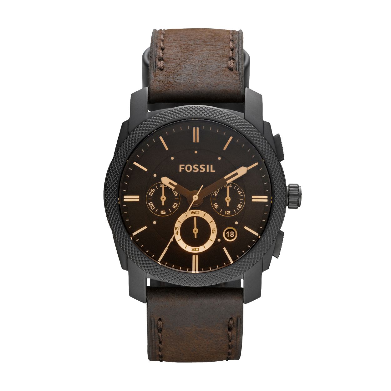 Dit herenhorloge is van het merk Fossil. Het is een chrono horloge met een band gemaakt van leer. De diameter van de kast is 42 mm.
De verdere specificaties van het horloge zijn als volgt:
Bandbreedte (mm): 22
Kastmateriaal: edelstaal
Techniek: quartz