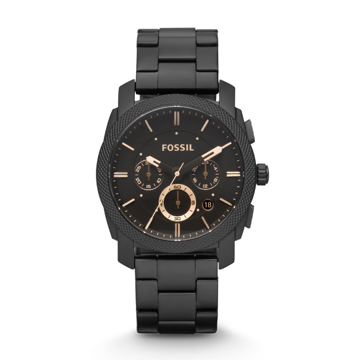 Dit herenhorloge is van het merk Fossil. Het is een chrono horloge met een band gemaakt van edelstaal. De diameter van de kast is 42 mm.
De verdere specificaties van het horloge zijn als volgt:
Bandbreedte (mm): 22
Kastmateriaal: edelstaal
Techniek: quartz