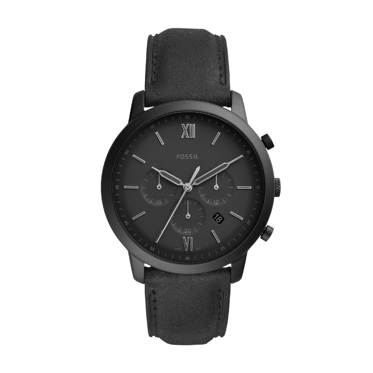 Dit herenhorloge is van het merk Fossil. Het is een chrono horloge met een band gemaakt van leer. De diameter van de kast is 44 mm.
De verdere specificaties van het horloge zijn als volgt:
Bandbreedte (mm): 22
Kastmateriaal: edelstaal
Techniek: quartz