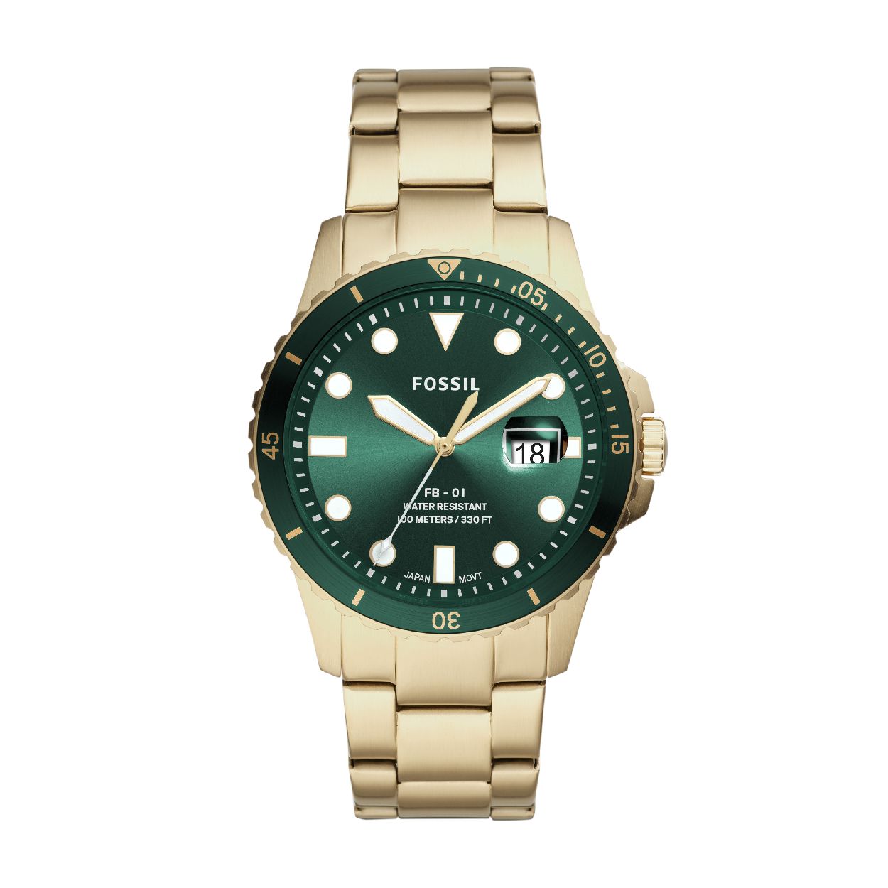 Dit herenhorloge is van het merk Fossil. Het is een  horloge met een band gemaakt van edelstaal. De diameter van de kast is 42 mm.
De verdere specificaties van het horloge zijn als volgt:
Bandbreedte (mm): 22
Kastmateriaal: edelstaal
Techniek: quartz