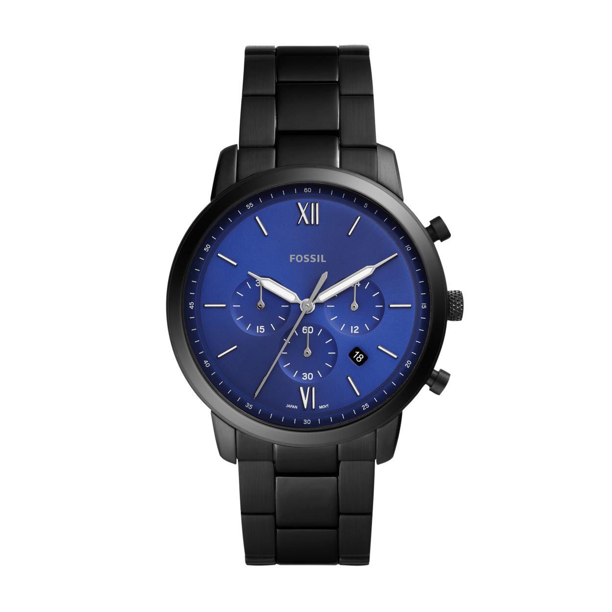 Fossil herenuurwerk FS5698
Collectie: Neutra
Zwarte band en kast, blauwe wijzerplaat met datumaanduiding
Chronograaf
Waterdichtheid: 5 ATM
Speciale look! Een echte eyecatcher.