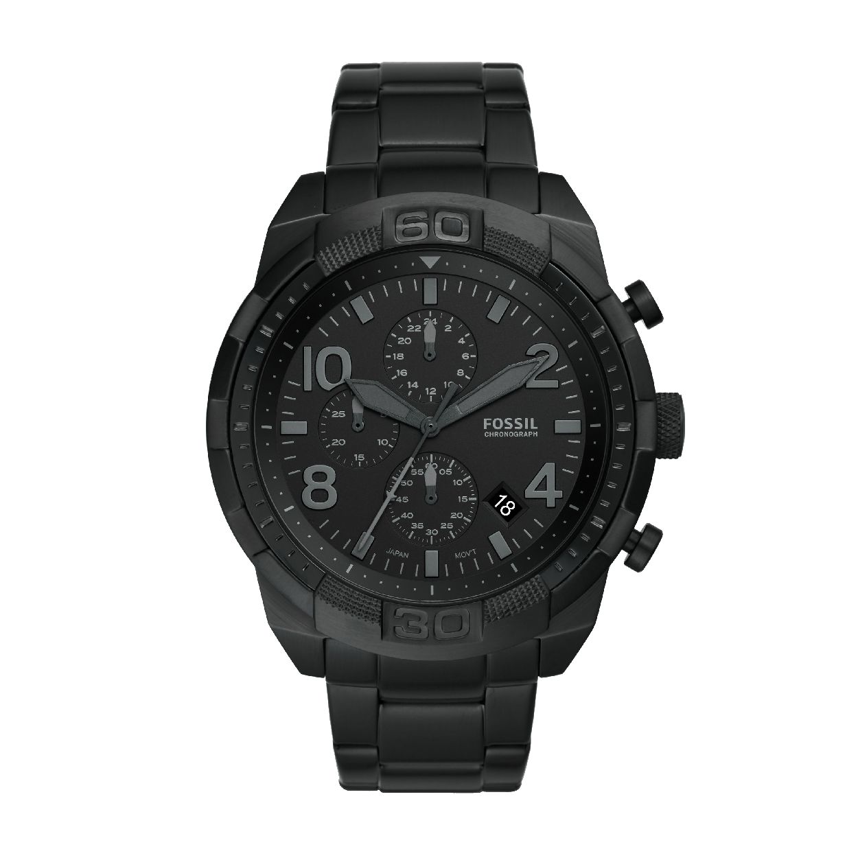 Dit herenhorloge is van het merk Fossil. Het is een chrono horloge met een band gemaakt van edelstaal. De diameter van de kast is 50 mm.
De verdere specificaties van het horloge zijn als volgt:
Bandbreedte (mm): 24
Kastmateriaal: edelstaal
Techniek: quartz