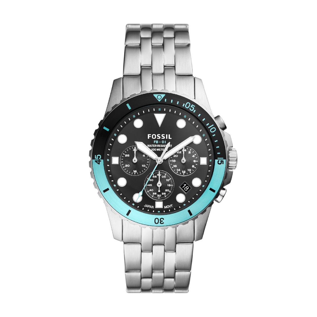 Dit herenhorloge is van het merk Fossil. Het is een chronograaf horloge gemaakt van edelstaal. De diameter van de kast is 42 mm.
De verdere specificaties van het horloge zijn als volgt:
Bandbreedte (mm): 22
Kastmateriaal: edelstaal
Techniek: quartz