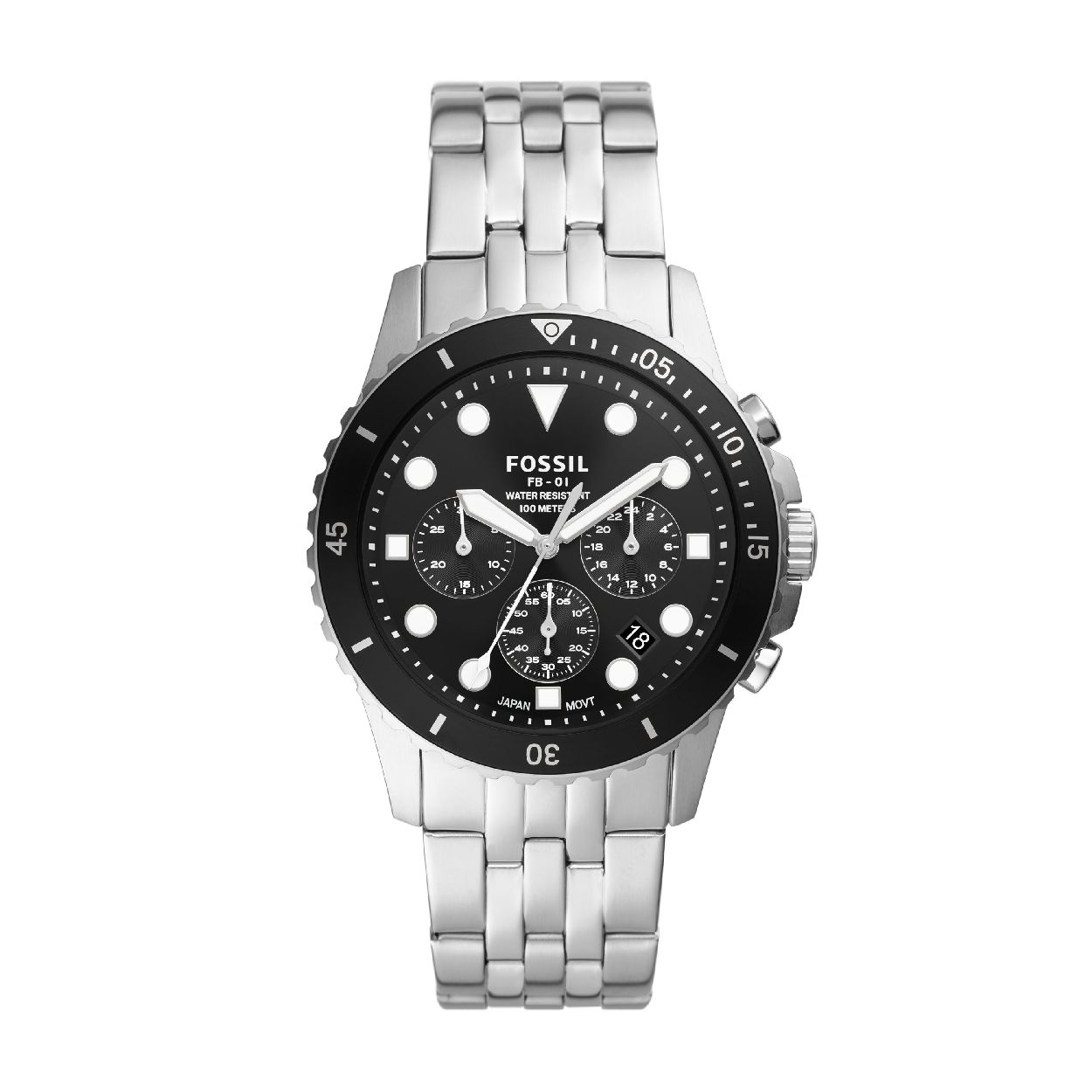 Dit herenhorloge is van het merk Fossil. Het is een chrono horloge met een band gemaakt van edelstaal. De diameter van de kast is 42 mm.
De verdere specificaties van het horloge zijn als volgt:
Bandbreedte (mm): 22
Kastmateriaal: edelstaal
Techniek: quartz