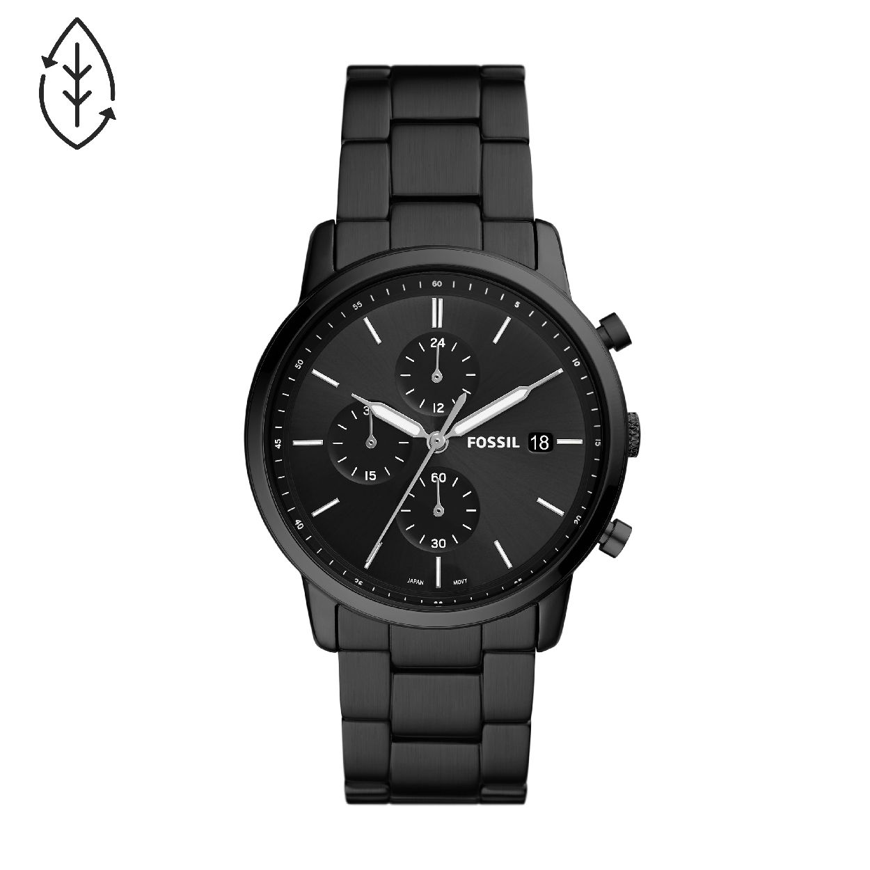 Dit herenhorloge is van het merk Fossil. Het is een chrono horloge met een band gemaakt van edelstaal. De diameter van de kast is 42 mm.
De verdere specificaties van het horloge zijn als volgt:
Bandbreedte (mm): 22
Kastmateriaal: edelstaal
Techniek: quartz