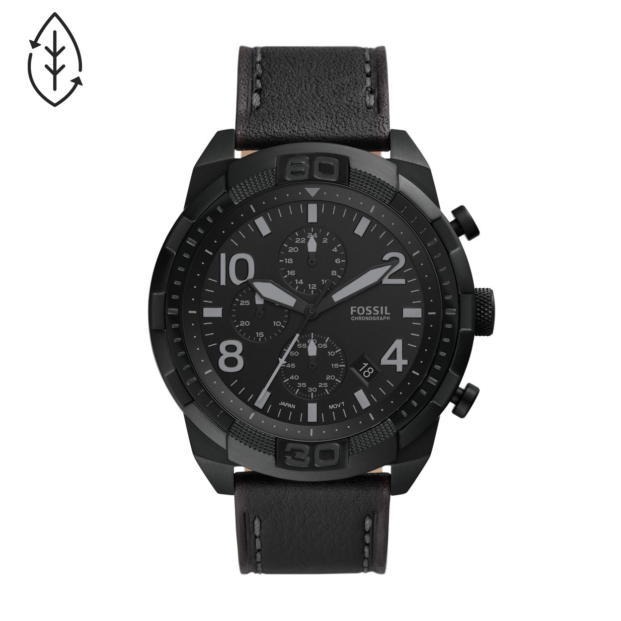Dit Herenhorloge is van het merk FOSSIL uit de collectie bronson. Het is een chronograaf horloge gemaakt van edelstaal. De diameter van de kast is 50 mm.
De verdere specificaties van het horloge zijn als volgt:
Bandbreedte (mm): 24mm
Kastmateriaal: edelstaal
Techniek: quartz