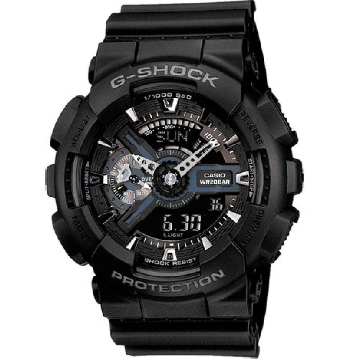 Dit is een horloge van het merk g-shock classic. Het is een anadigi horloge.