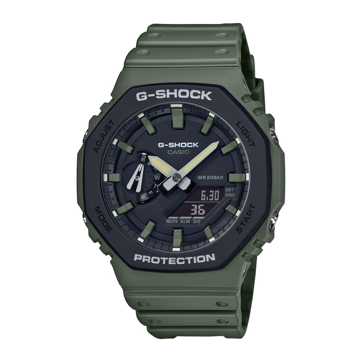 Dit is een prachtig horloge uit de collectie G-SHOCK Classic. Dit horloge heeft onder andere de volgende functies: Stopwatchfunctie - 1/100 sec. - 24 uur, Timer - 1/1 sec. - 24 uur, Dubbele illuminator, 12/24-uurs tijdweergave, Wereldtijden, Automatische kalender, Schokbestendig