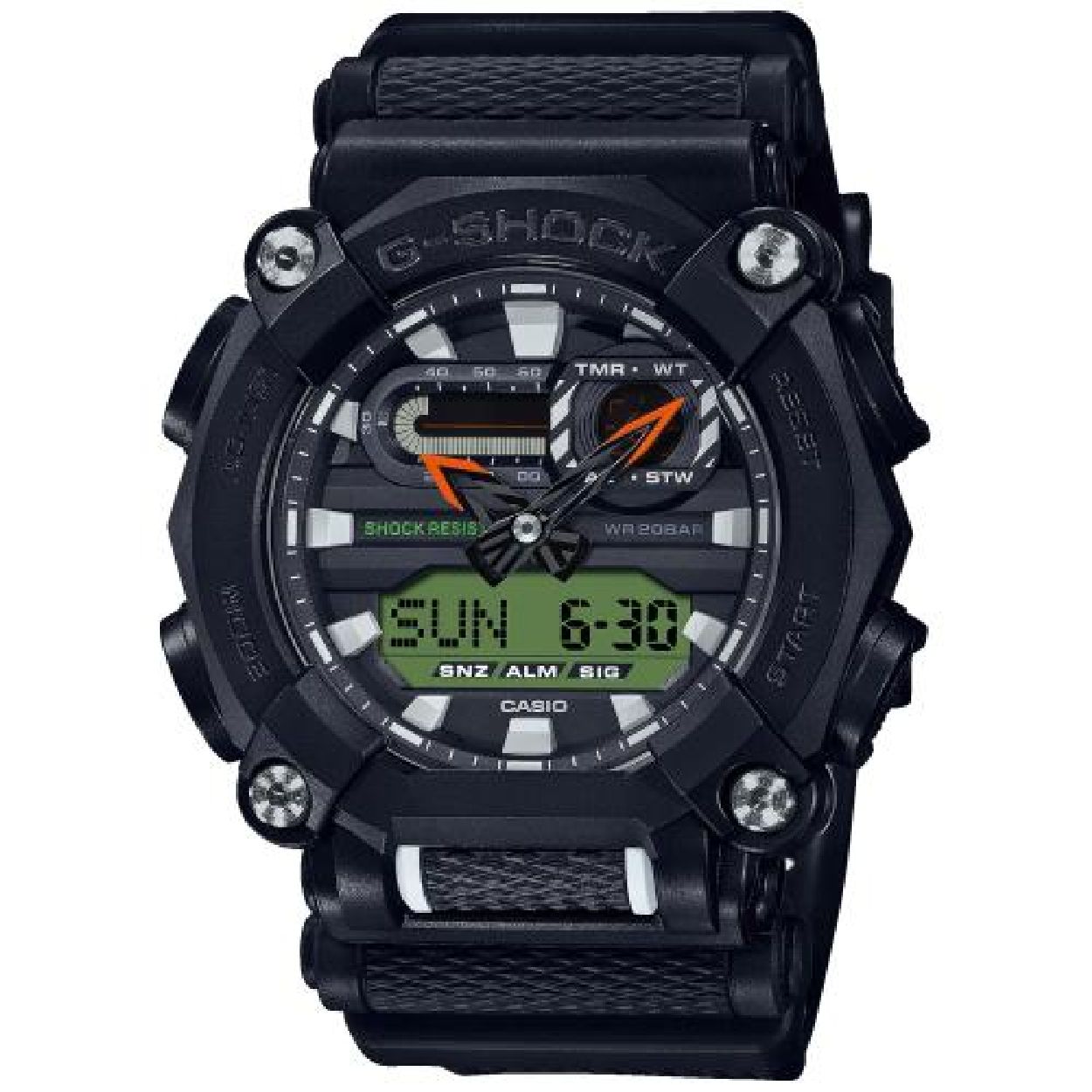 Dit is een horloge van het merk g-shock classic. Het is een anadigi horloge.