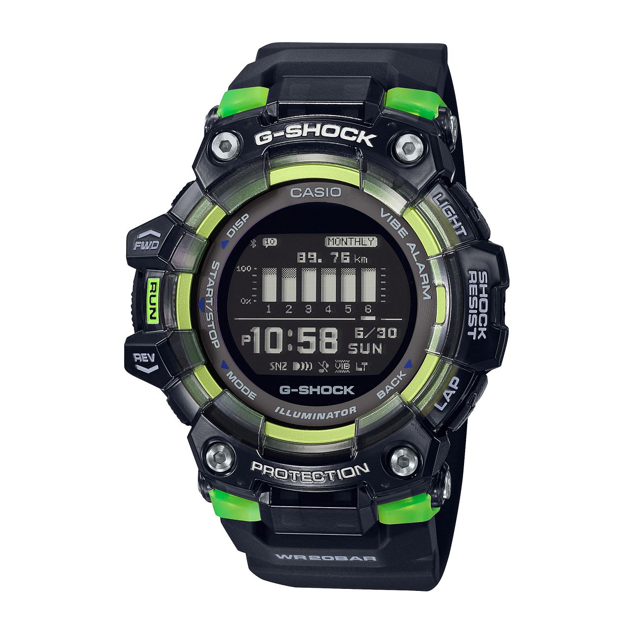 Dit herenhorloge is van het merk Casio. Het is een digitaal horloge gemaakt van kunststof
De verdere specificaties van het horloge zijn als volgt:
Glassoort: mineraal
Kastmateriaal: kunststof
Waterdichtheid: 20 ATM
Kastkleur: Blauw
Bandmateriaal: Kunststof
Bandkleur: Blauw
Kastmaat: 49
Wijzerplaatkleur: Zwart
Kastvorm: Rond
Sluiting: Gesp