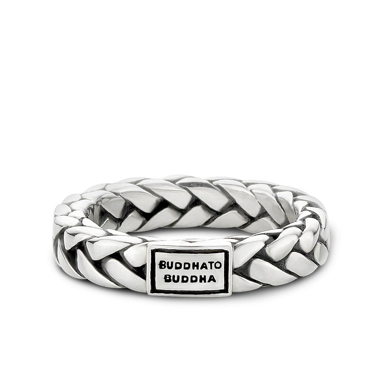 De Buddha to Buddha George Small Ring is extra fijn en gedetailleerd. De smalle ring heeft een verfijnde textuur en siert elke vinger. Handgemaakt en tijdloos zoals alle Buddha to Buddha sieraden. De zilveren ring laat zich perfect combineren met andere Buddha to Buddha sieraden.