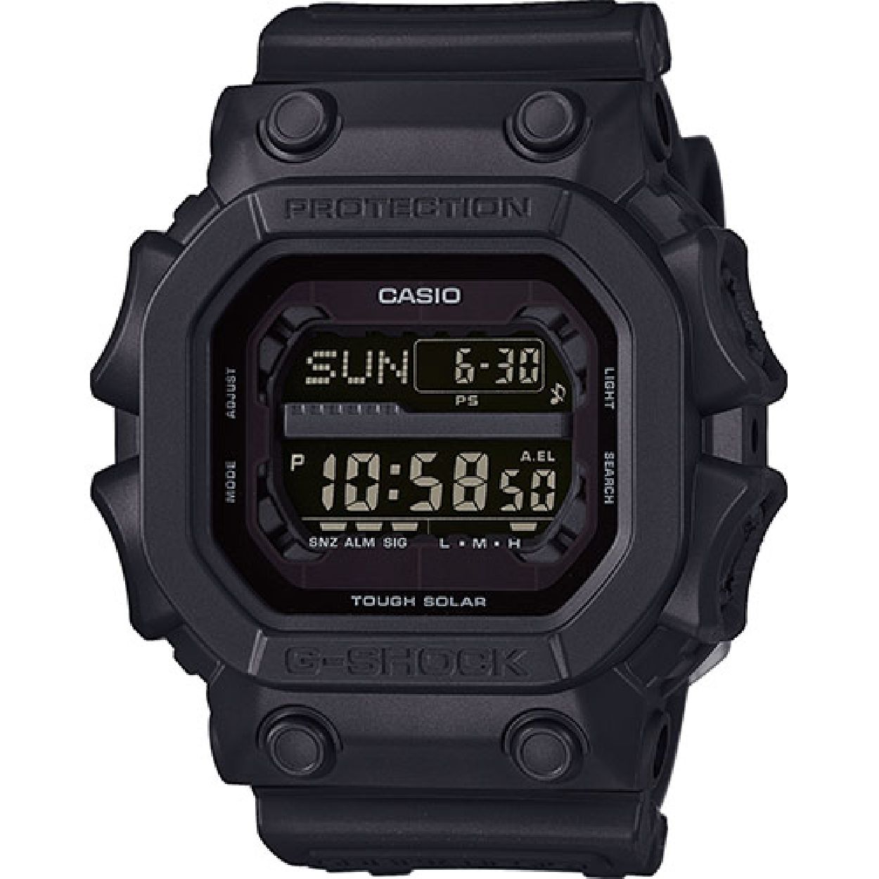 Dit is een horloge van het merk g-shock the origin. Het is een digitaal horloge.