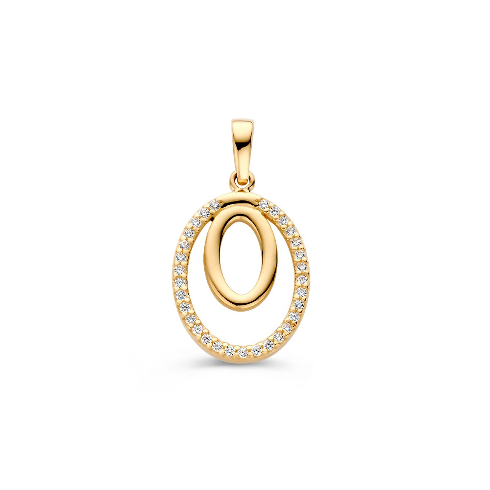 Dit is een hanger van Excellent Jewelry in de kleur geelgoud