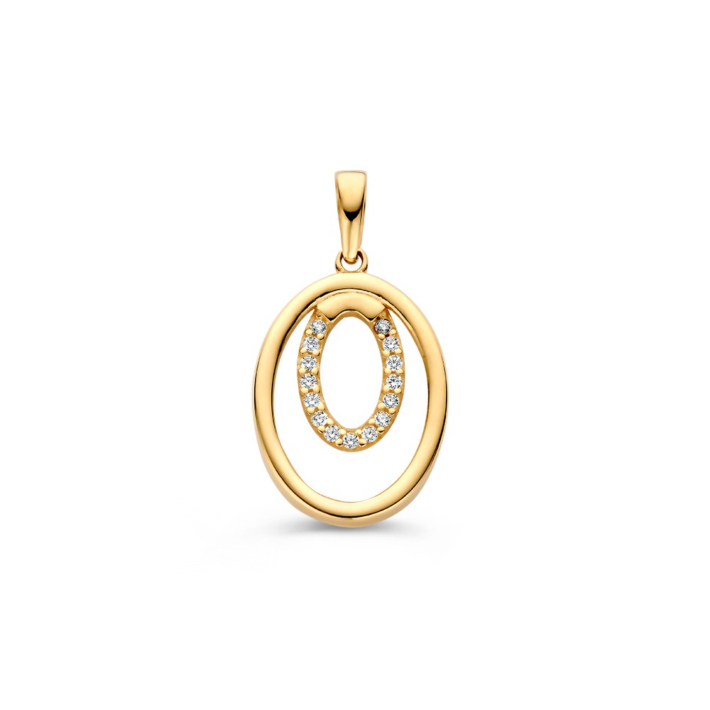Dit is een hanger van Excellent Jewelry in de kleur geelgoud