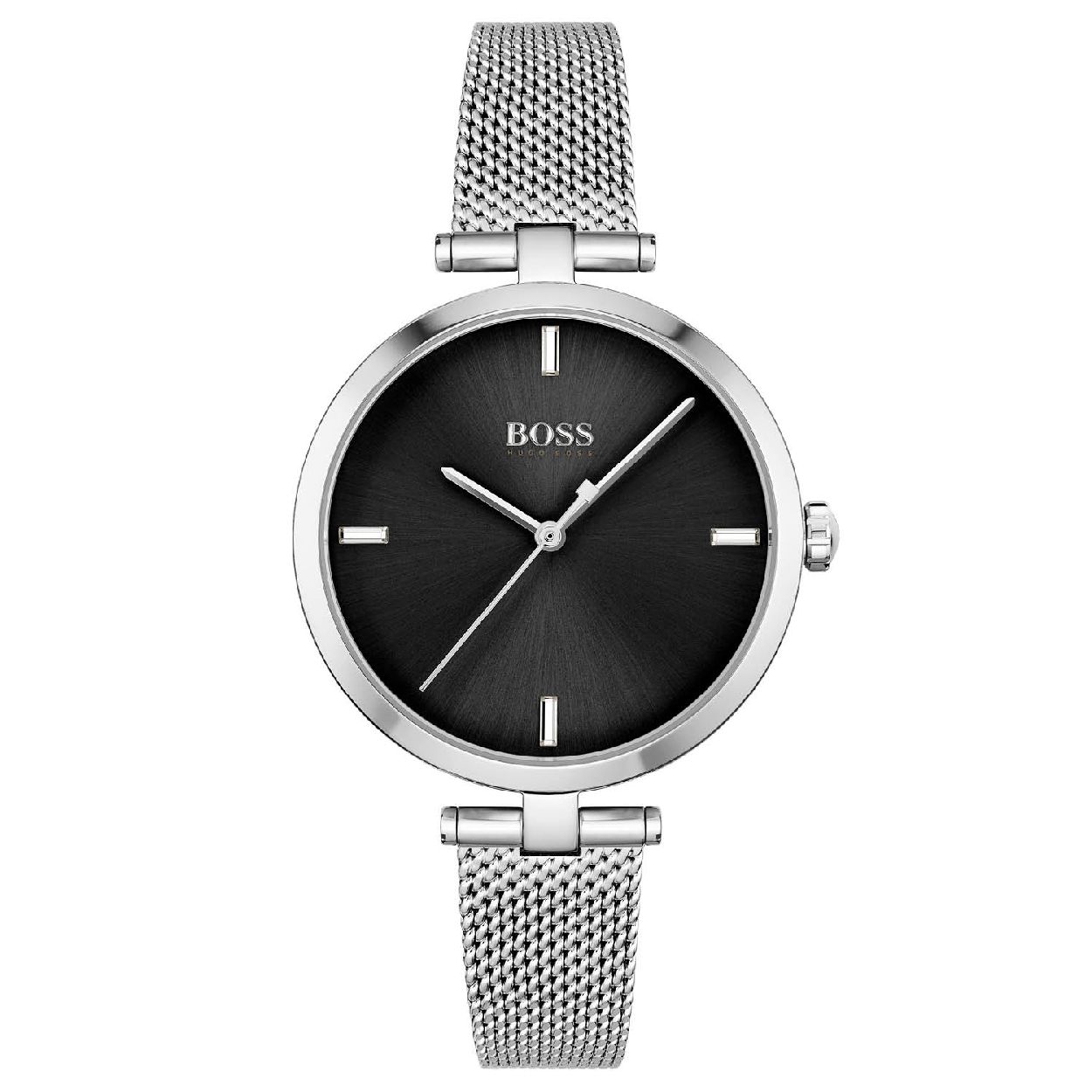 Dit horloge komt uit de Majesty collectie.

Dit klassieke horloge uit de Majesty collectie is gemaakt voor de stijlvolle vrouw. Een minimalistisch en elegant design met een prachtige afwerking, zoals de vier kristallen op de indexen van de sunray-wijzerplaat. De stijlvolle milanese horlogeband maakt het ontwerp compleet.