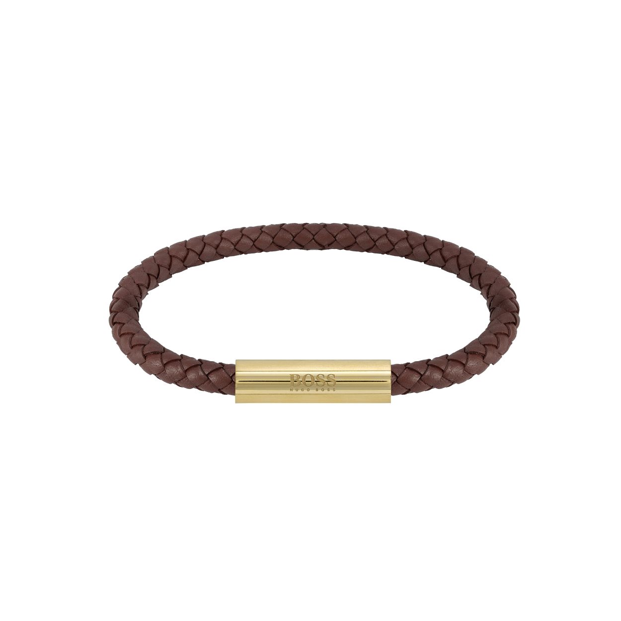 BOSS JEWELS HBJ1580151 BRAIDED LEATHER Mannen Armband 19cm
Deze armband van BOSS uit de Braided Leather serie met artikelnr. HBJ1580151M is een casual armband voor de BOSS klant. De bruine gevlochten leren herenarmband heeft een goudkleurige stalen magneetsluiting en is 19cm lang en 6mm breed. Zeker leuk te combineren met andere BOSS armbanden. 

Het merk:
HUGO BOSS is afgestemd op levensstijlen waar het gaat om kwaliteit en precisie. Het wereldwijde fashionlabel is verdeeld in twee merken: BOSS en HUGO. Het merk BOSS biedt geavanceerde, moderne horloges gericht op kwaliteit en design om een onberispelijke look te cre�ren � of het nu zakelijk, casual of sportief is. Ontdek de nieuwe horlogecollectie die bewijst dat details echt het verschil maken.

Specificaties:
- Artikelnr: HBJ1580151
- EAN code: 7613272428699
-Bruine gevlochten herenarmband
-Materiaal: Leer
- Lengte: 19cm