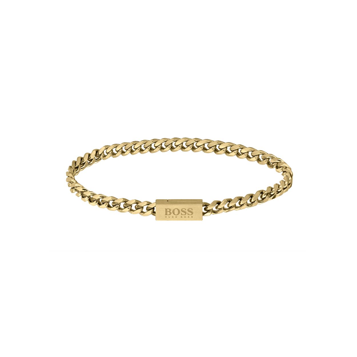 Dit is een herenarmband van het merk BOSS uit de serie Chain For Him