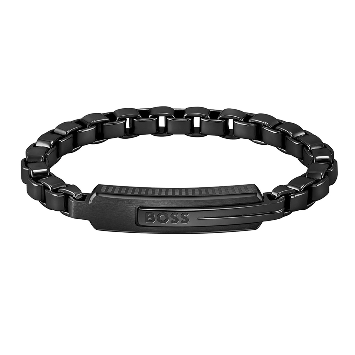 BOSS JEWELS HBJ1580358M ORLADO Mannen Armband 19cm
Deze armband van BOSS uit de Orlado serie met artikelnr. HBJ1580358M is een stoer sieraad voor de BOSS klant. De stalen zwarte schakelarmband heeft een zwarte plaat met daarop het BOSS logo gegraveerd. De armband heeft een platte venetiaanse schakel met een magneet sluiting. De armband is op 2 verschillende lengtes verkrijgbaar. Een S en een M.  De armband is mooi te combineren met andere sieraden van BOSS. 

Het merk:
HUGO BOSS is afgestemd op levensstijlen waar het gaat om kwaliteit en precisie. Het wereldwijde fashionlabel is verdeeld in twee merken: BOSS en HUGO. Het merk BOSS biedt geavanceerde, moderne horloges gericht op kwaliteit en design om een onberispelijke look te creëren – of het nu zakelijk, casual of sportief is. Ontdek de nieuwe horlogecollectie die bewijst dat details echt het verschil maken.

Specificaties:
- Artikelnr: HBJ1580358M
- Zwarte plaat armband
- Materiaal: Staal
- Lengte: 19cm