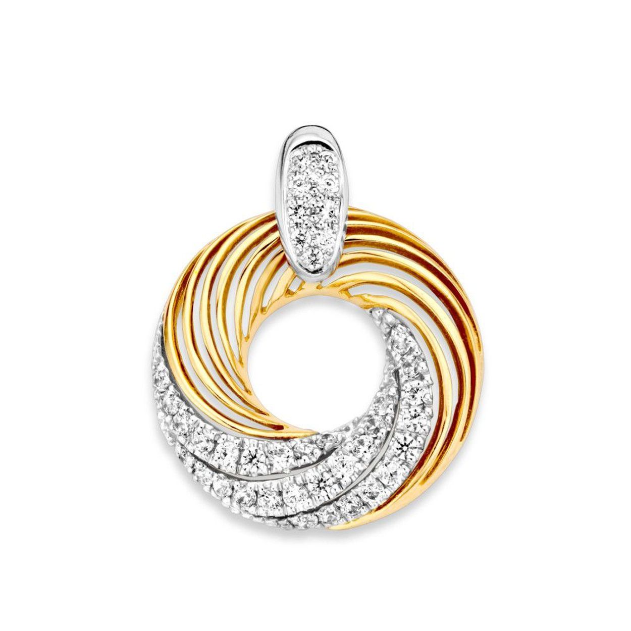 Hanger bicolor zirkonia