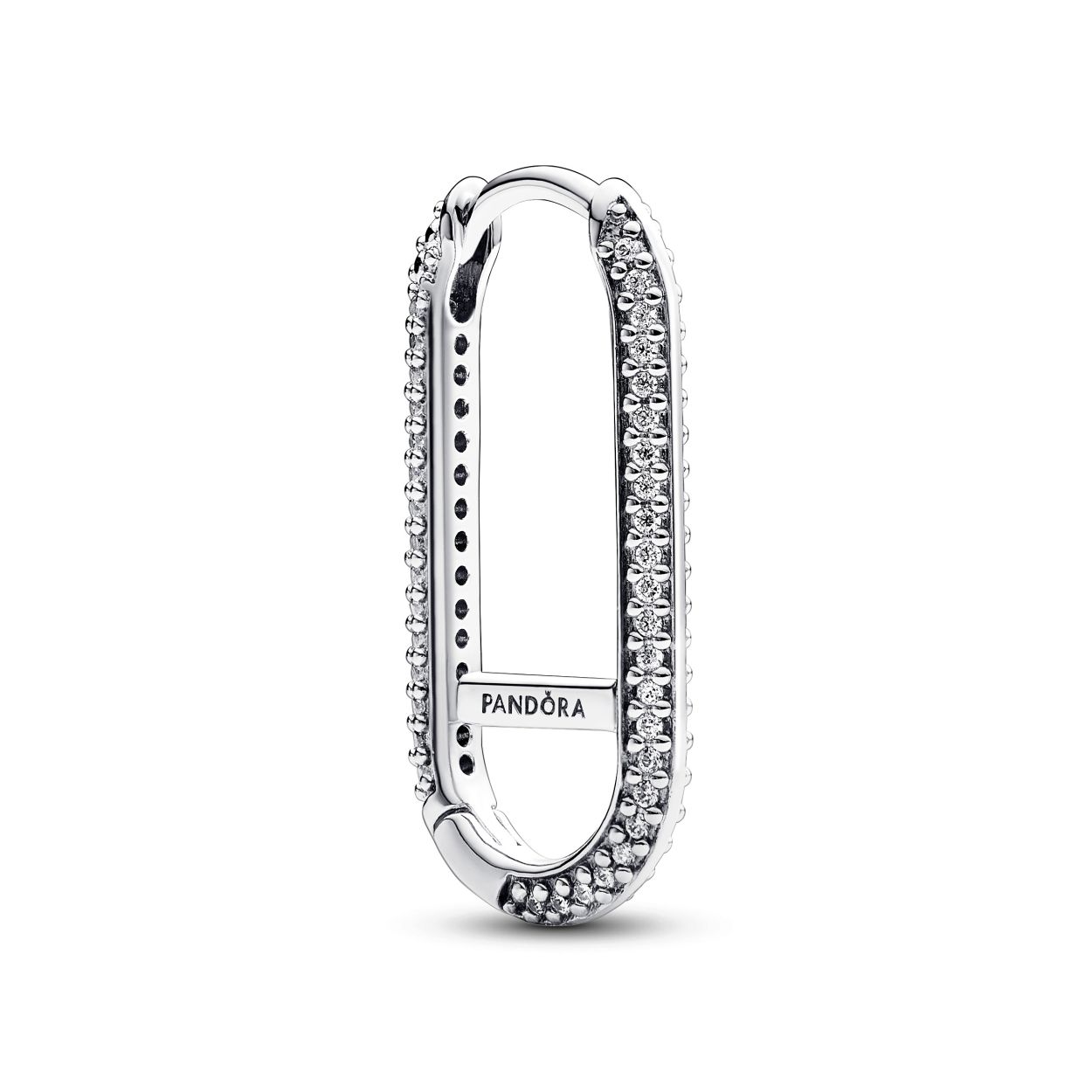 Elongated hoop link, let op 1 stuk (géén paar)