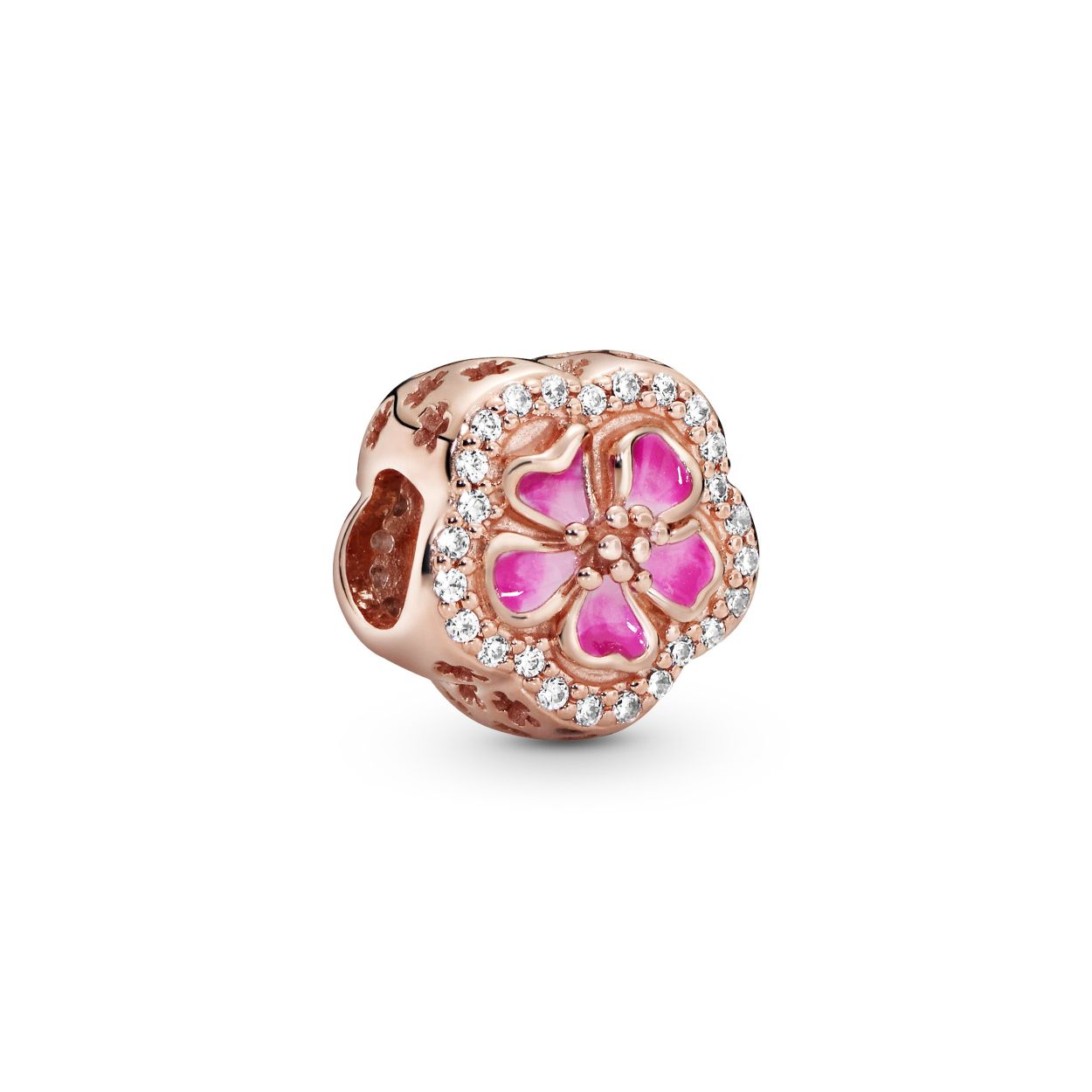 Pandora - Roségoudkleurig, viooltje hot pink - 788079CZ