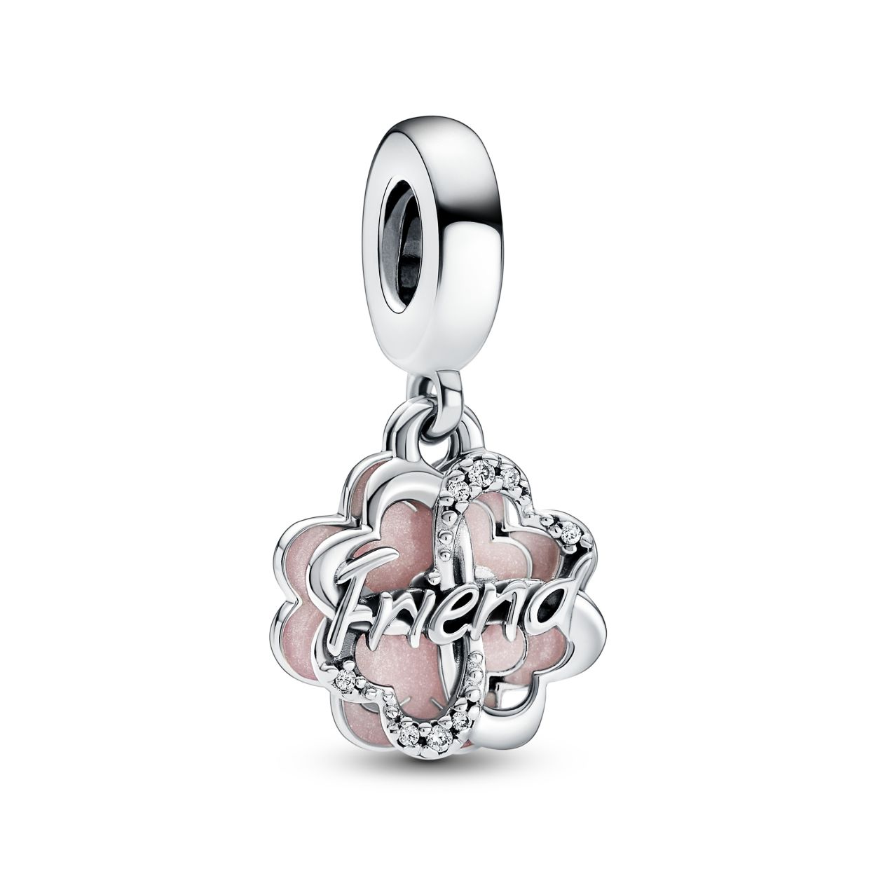 Pandora - Four-leaf Clover Friendship Dubbele Hangende Bedel - 792245C01