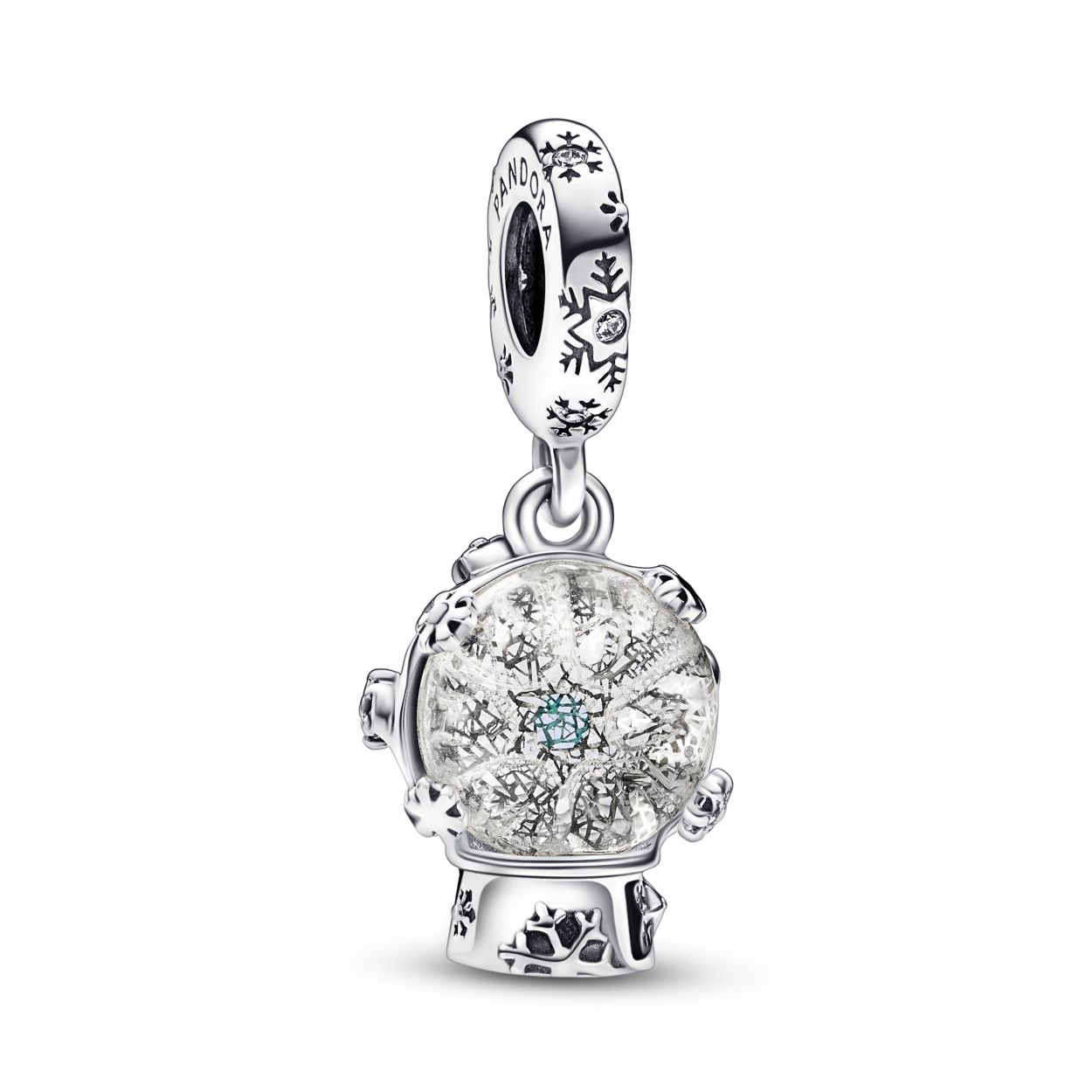Snowflake Snowglobe Dangle Bedel