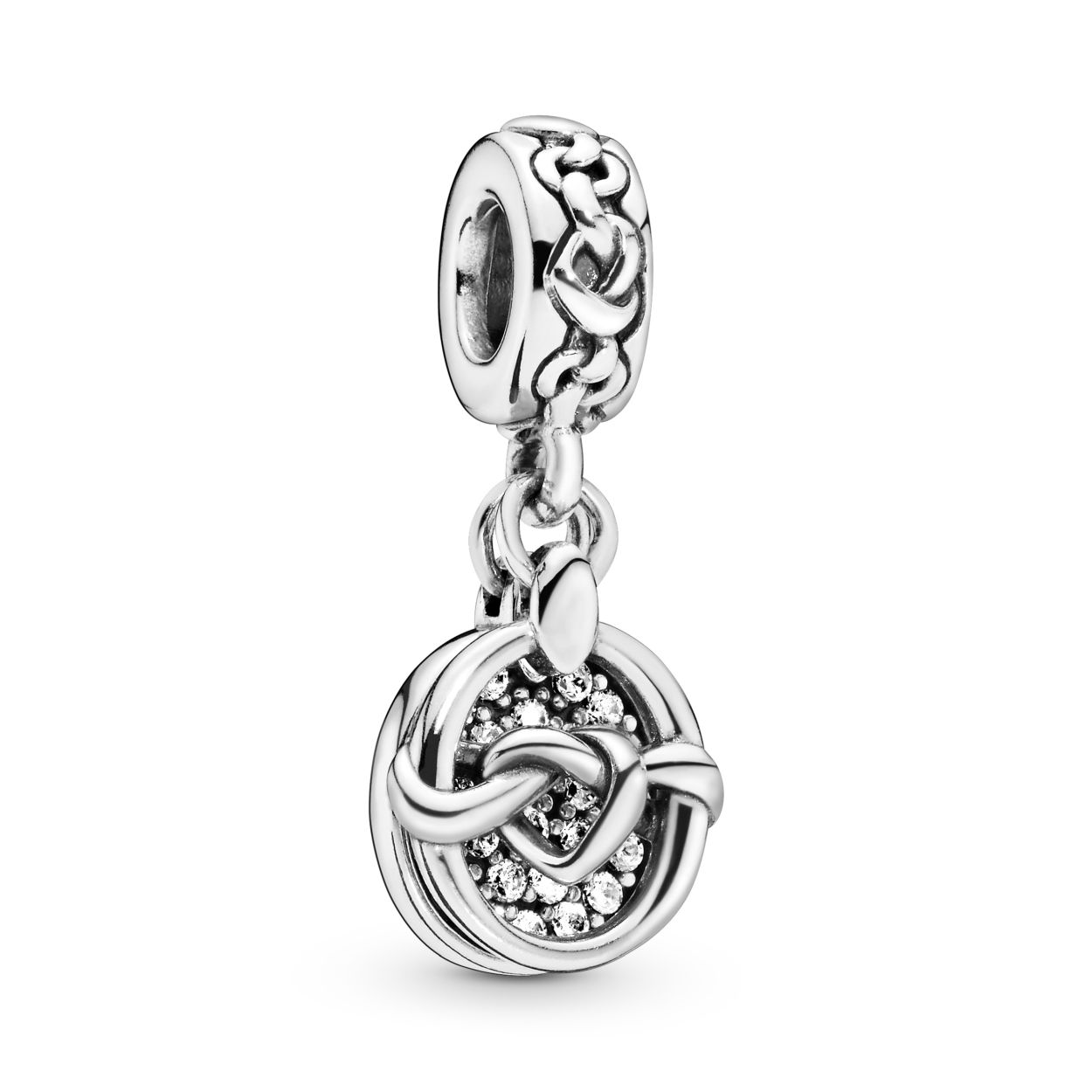 Pandora - Knotted Hearts zirc.