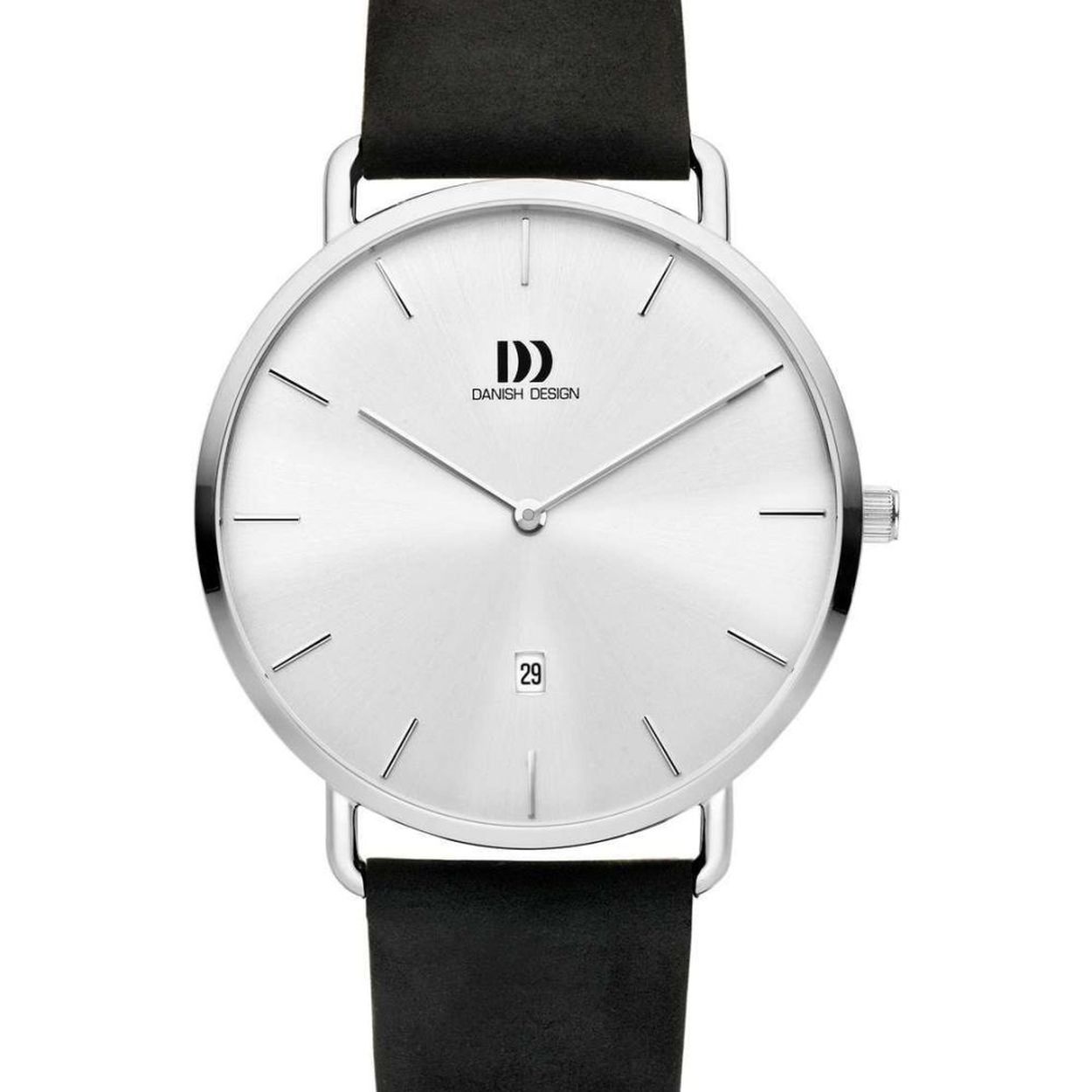Danish Design horloge met lederen band