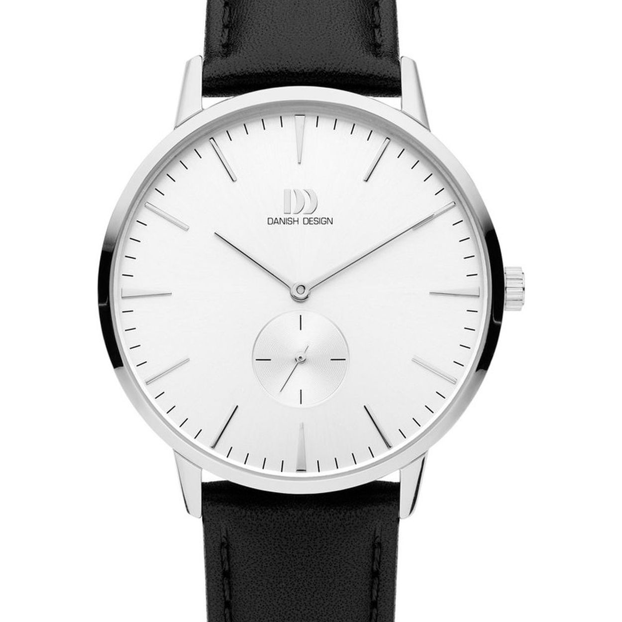 De DANISH DESIGN horloge combineert een elegante ronde, zilverkleurige roestvrijstalen kast met een zilveren wijzerplaat en strepen als wijzerplaatindex. Het rode leren bandje biedt een stijlvolle touch. Deze analoge polshorloge is waterbestendig tot 3 ATM. Beste draagstijl: Casual of zakelijk, perfect voor dagelijks gebruik. Let op: Niet nikkelvrij of antiallergisch.