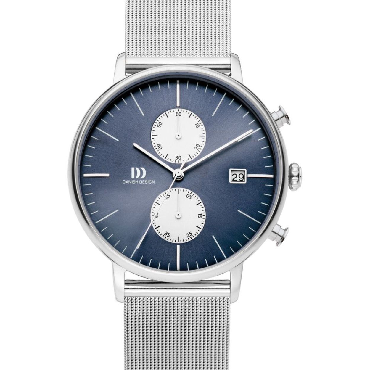 DANISH DESIGN HORLOGE CLASSIC CHRONOGRAAF EDELSTAAL