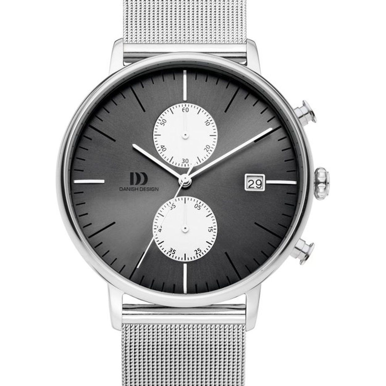 Dit trendy heren Danish Design IQ78Q975 horloge beschikt over een quartz uurwerk en een prachtige zilverkleurige band. De kleur van de rond kast van dit herenhorloge is zilverkleurig. Het glas van dit horloge is gemaakt van een sterk mineraal glas. Dit prachtige horloge van Danish Design is gemaakt van staal. De wijzerplaat is in de kleur zilver-grijs.