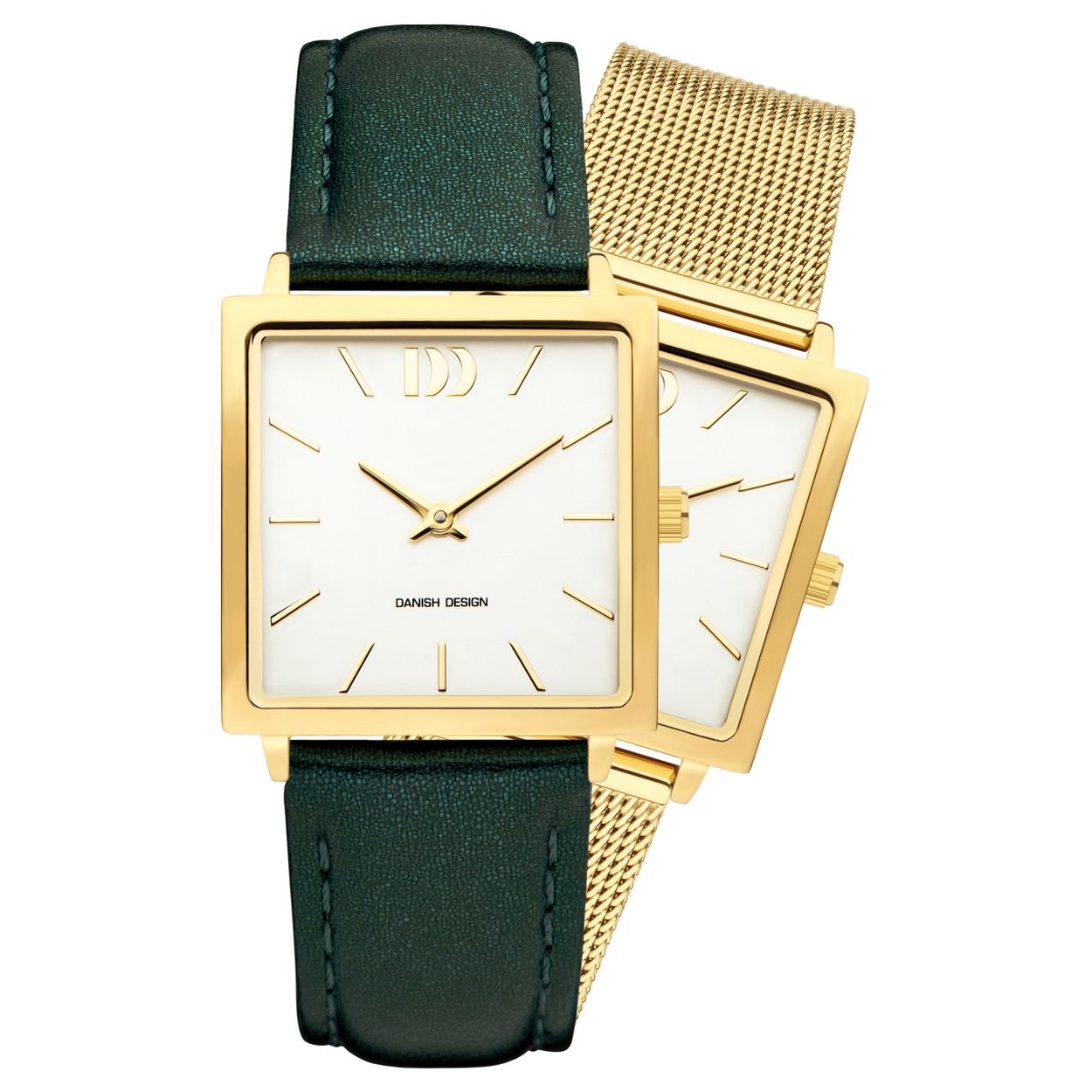 Danish Design horloge met gratis extra band. Horloge banden kunt u zelf gemakkelijk wisselen. 2 jaar garantie.