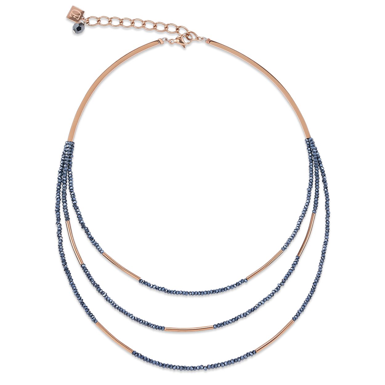 Coeur de Lion collier Antraciet 4960-10-1223