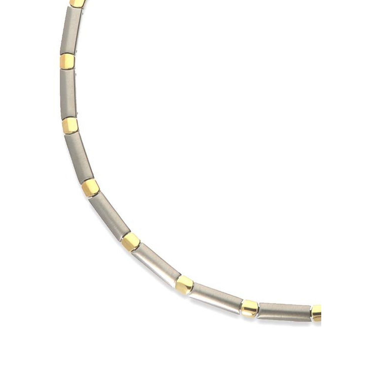 Boccia Titanium BOC-08030-02 collier - Titanium - Goud en zilverkleurig