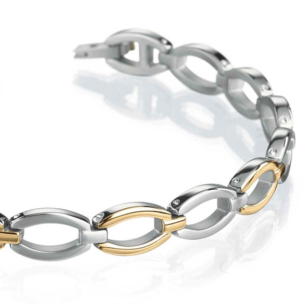 Speelse open armband titanium BOC-0383-02