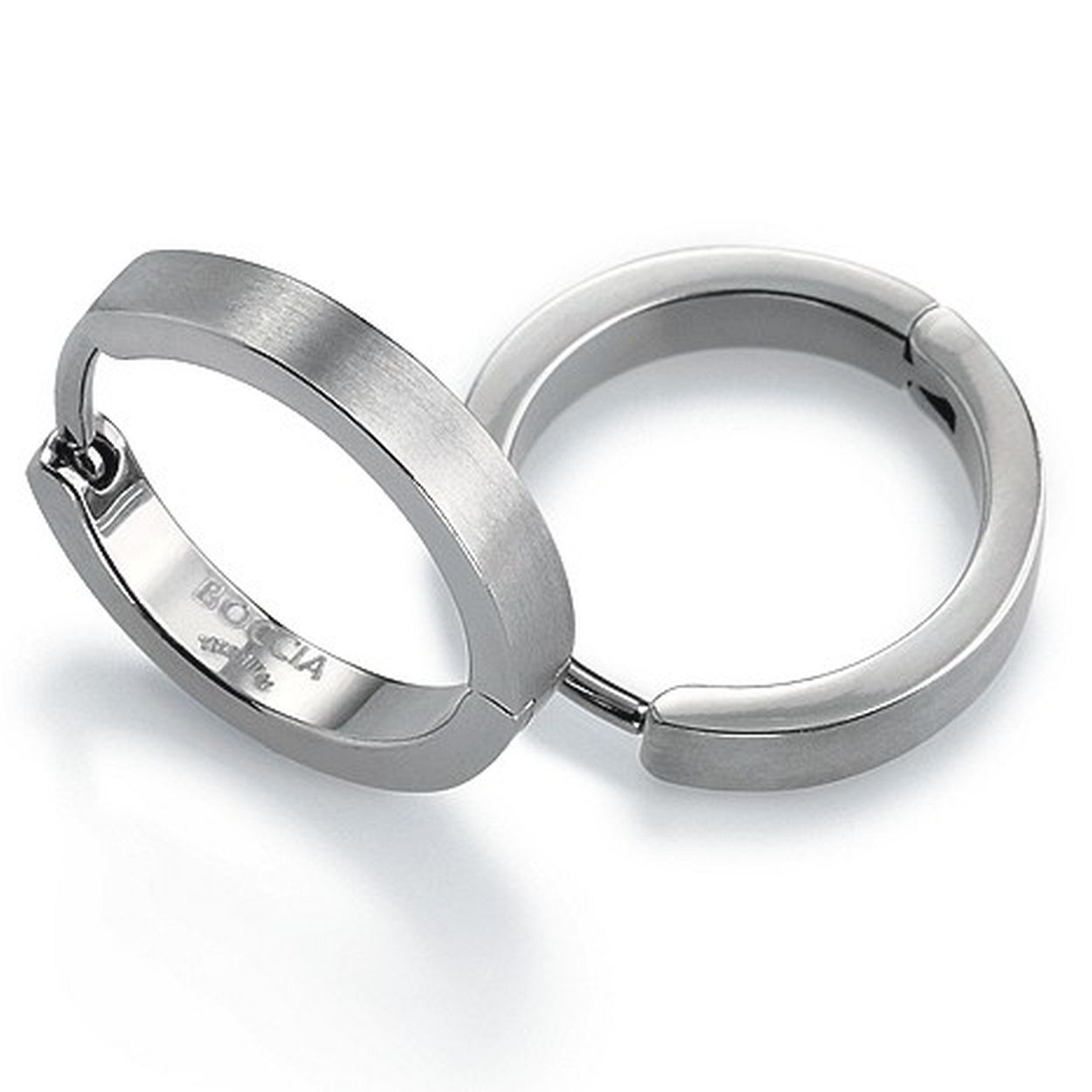 Dit zijn oorsieraden van het merk Boccia Titanium