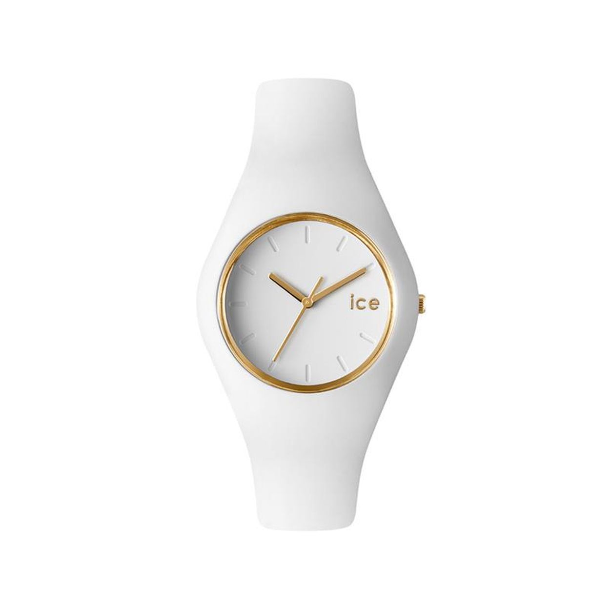 Ice Watch Glam - IW000917   Dit horloge uit de Ice-Watch Glam serie heeft een witte siliconen band met witte wijzerplaat met witte streepjes aanduiding. Het horloge heeft mineraal glas en een witte horlogekast.    HET MERK  Ice-Watch bestaat al sinds 2007 en heeft als motto  "Change. You can". De horloges worden in verschillende kleuren - van transparant tot  fluorescerend  - uitgevoerd. Dit zorgt ervoor dat er een Ice-Watch is voor elke smaak, stijl en elke look waardoor je zo vaak van Ice-Watch kunt  wisselen zoals je wilt.    SPECIFICATIES  - Mineraal glas  - Ronde kastvorm   - � 40 mm  - Witte horlogekast  - Witte wijzerplaat   - Witte siliconen horlogeband  - 10 ATM (Zwemmen & Snorkelen)