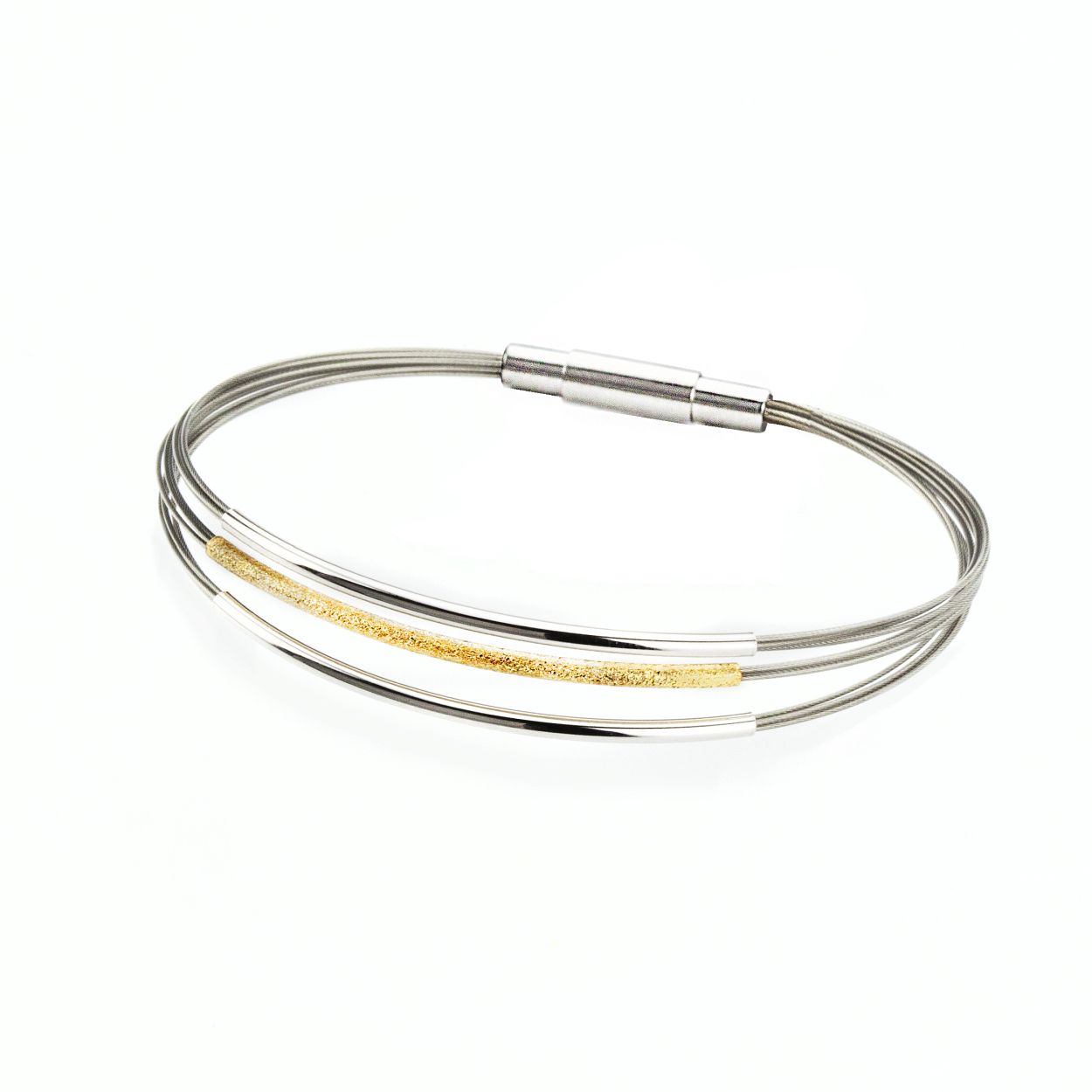 Gala Design Tripple Round Gold J0021 Armband