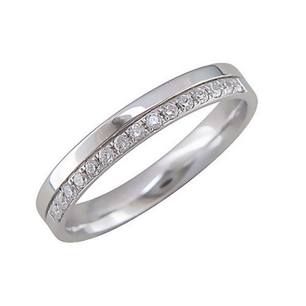 Juweel goud 18kt met briljant 0.17ct