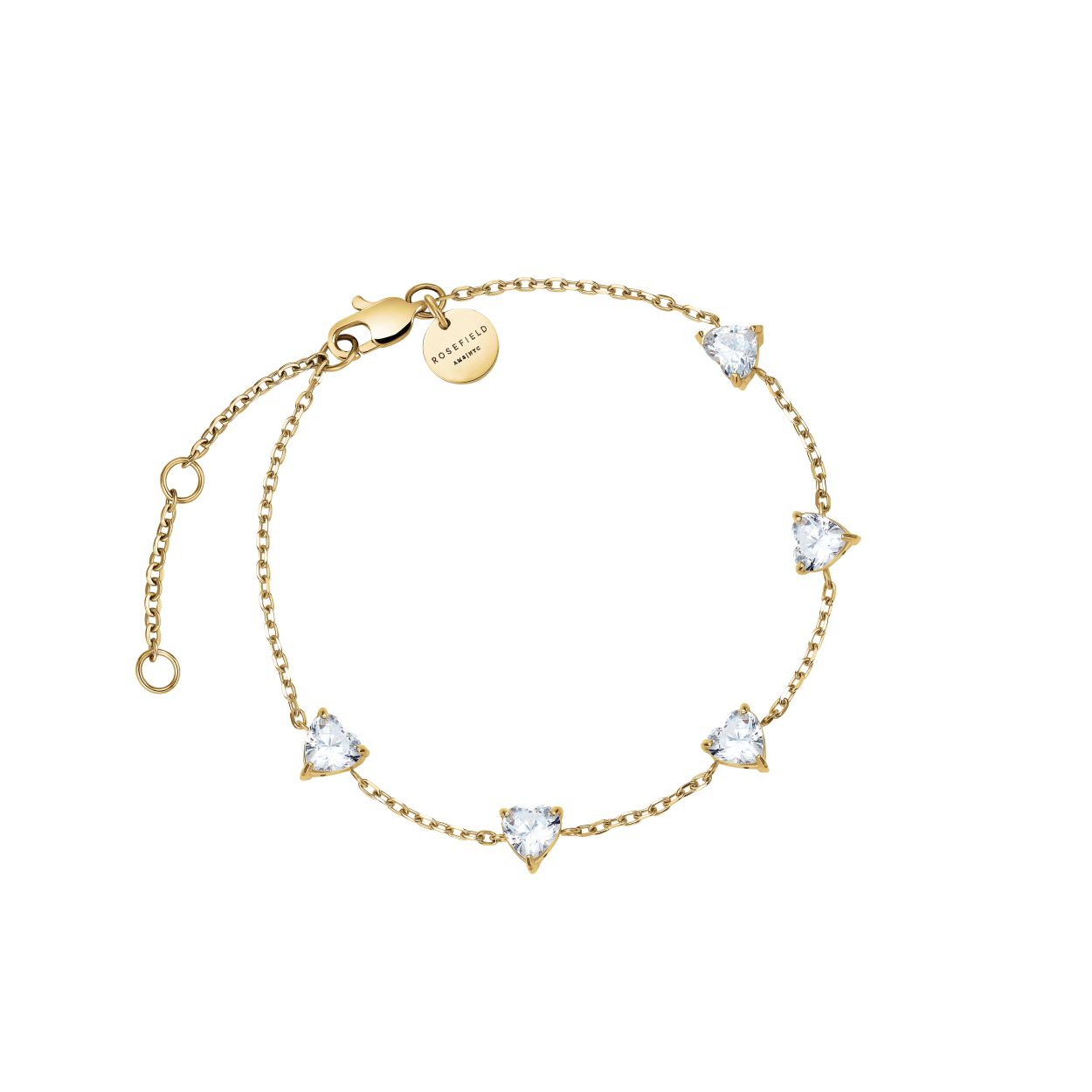 Row of Hearts Bracelet