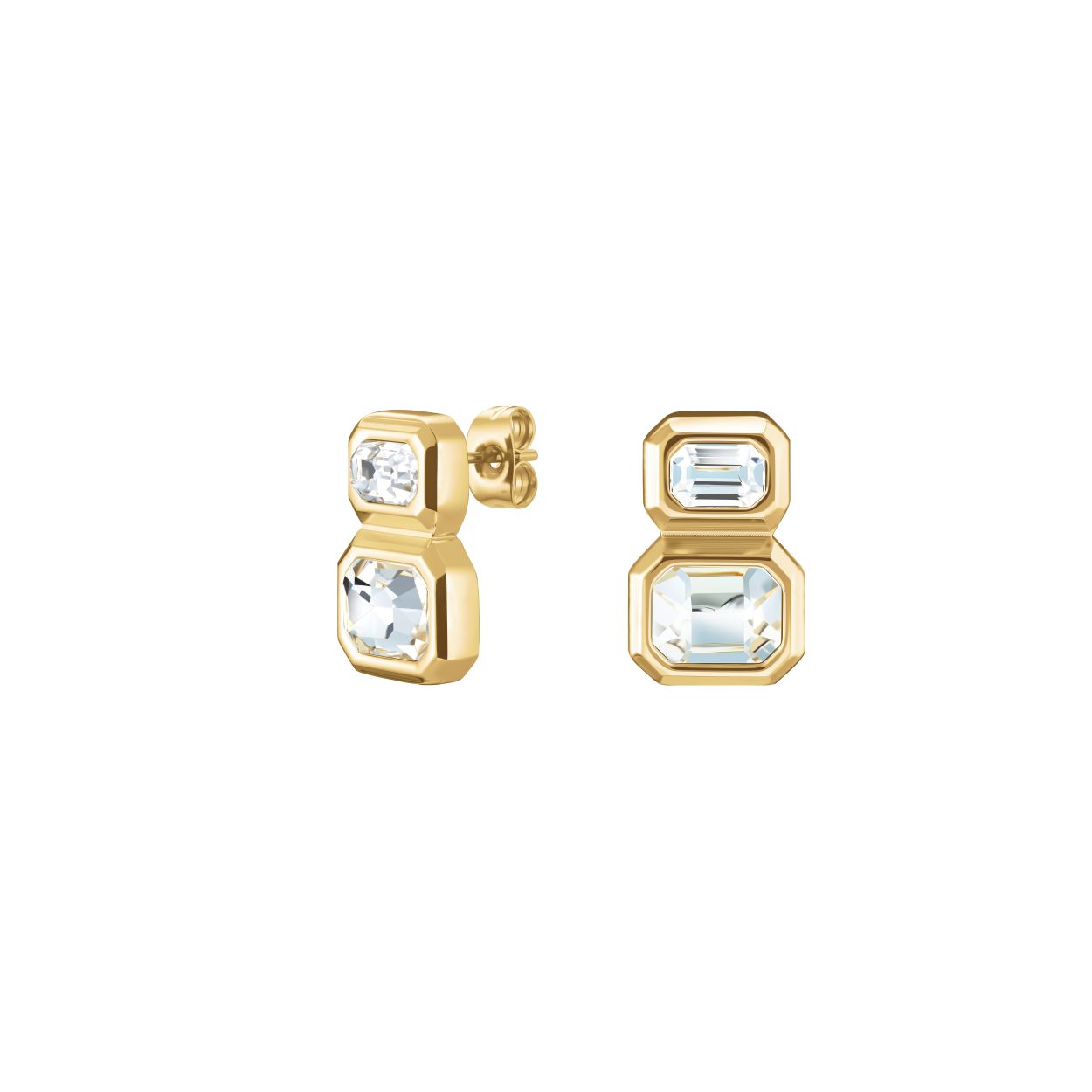 Iconic Octagon Double Studs JEODG-J1128