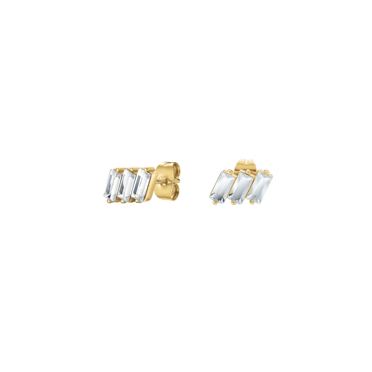 Iconic Triple Baguette Studs JETBG-J1127