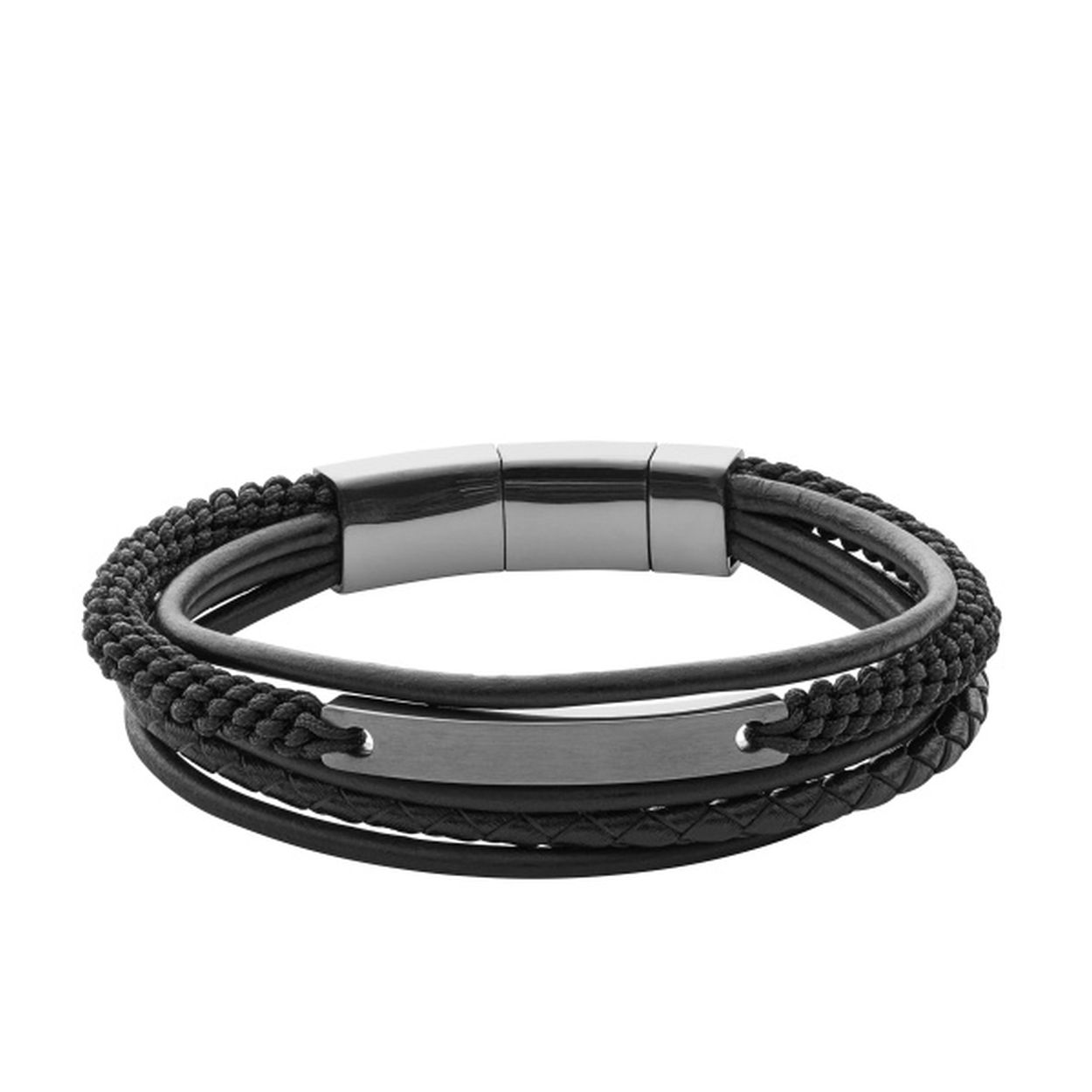 FOSSIL zwarte armband heren